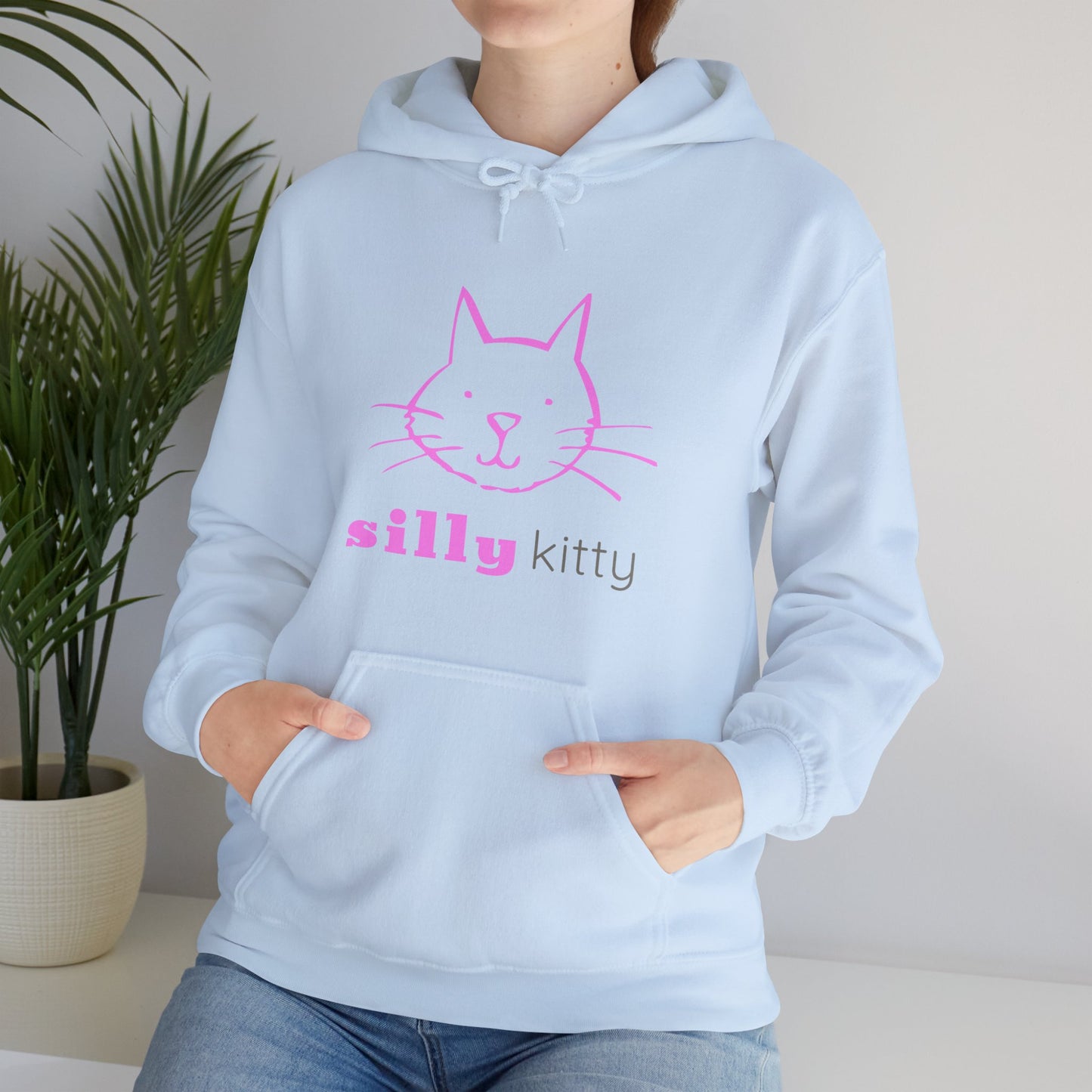 Silly Kitty Unisex Hoodie