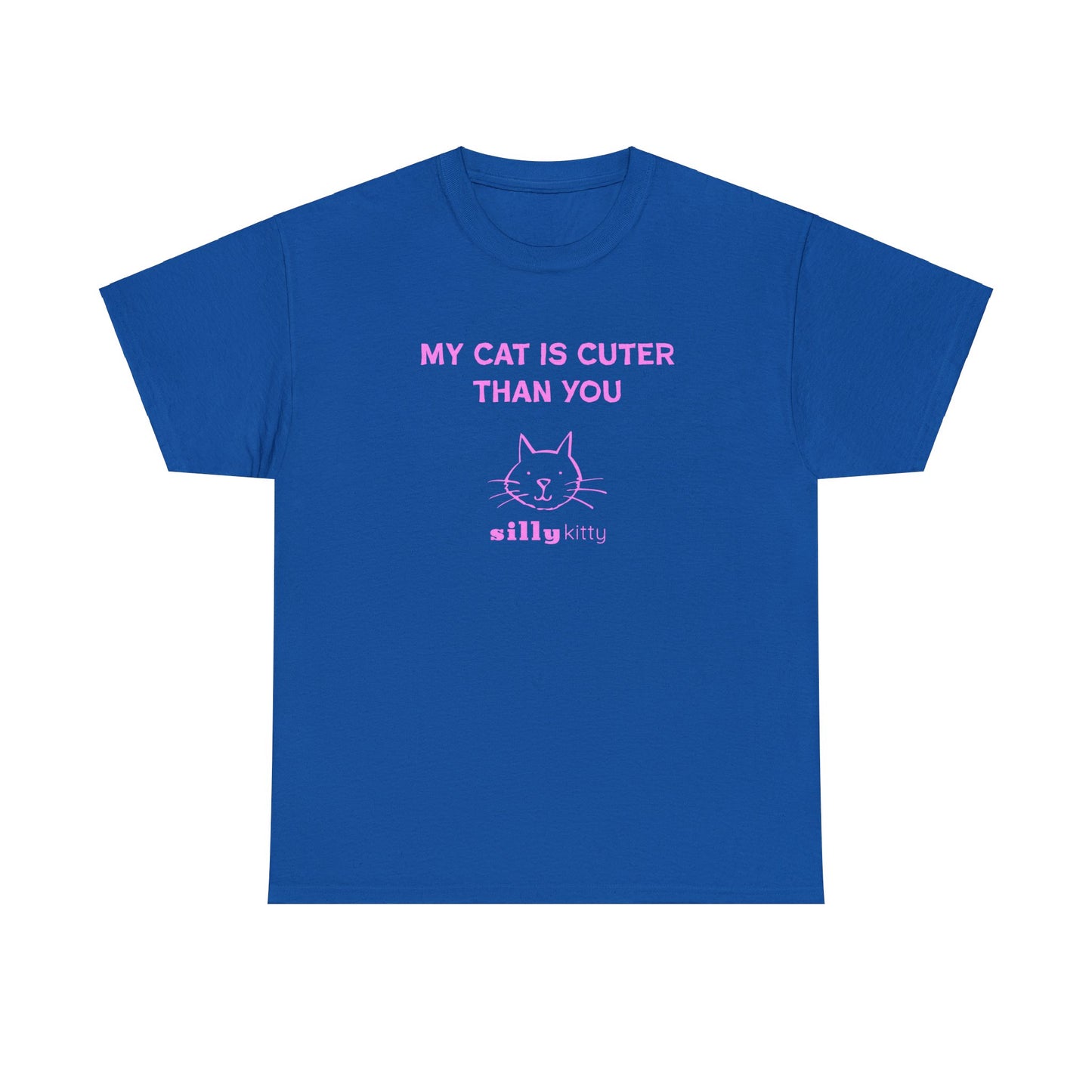 Unisex Heavy Cotton Tee - My Cat's Cuter