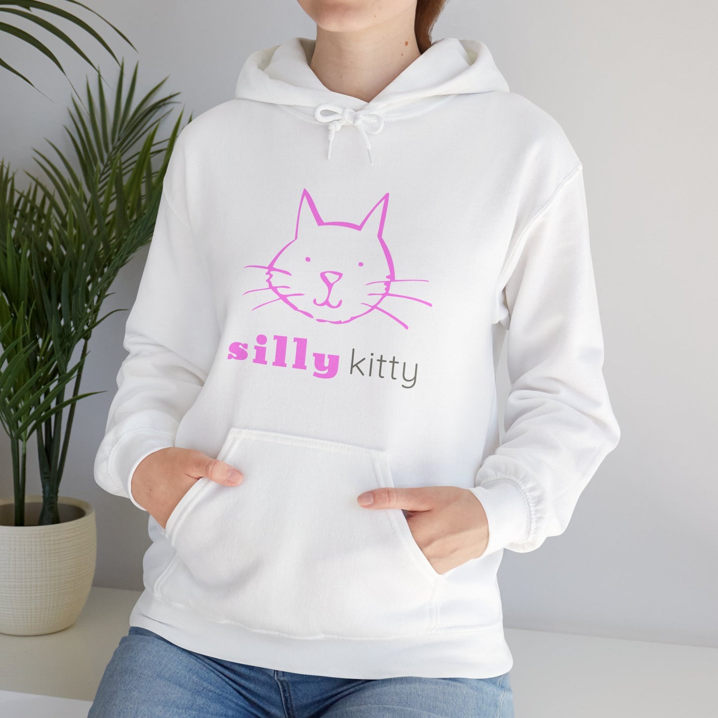 Silly Kitty Unisex Hoodie