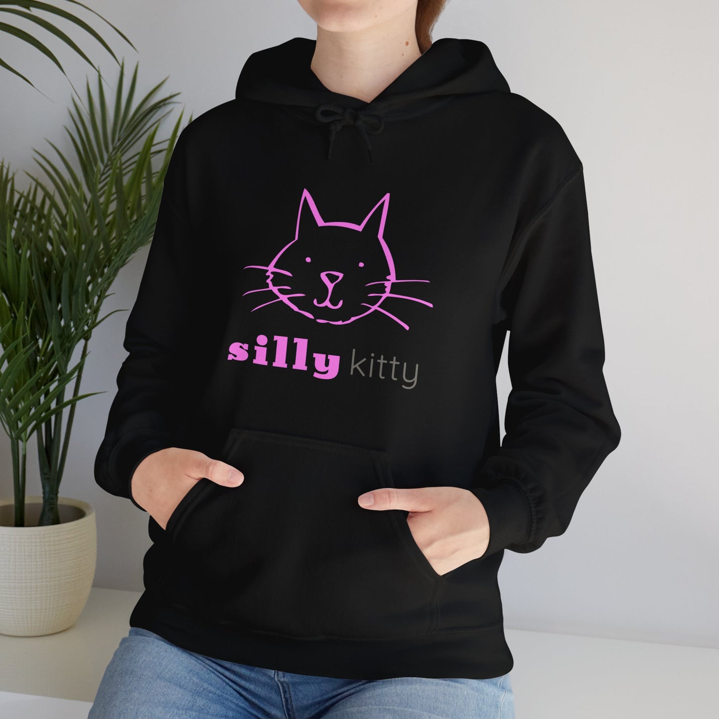 Silly Kitty Unisex Hoodie