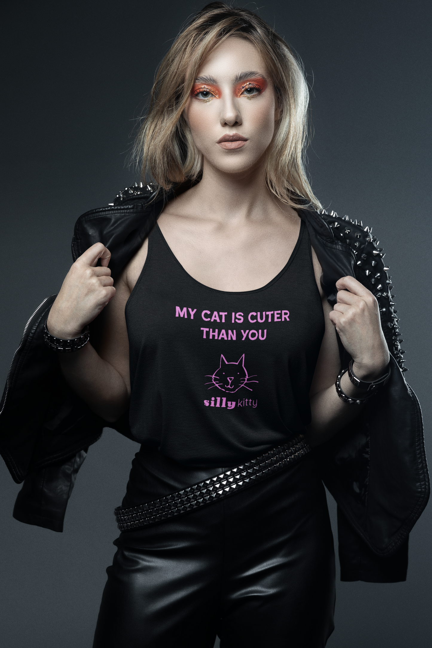 Unisex Heavy Cotton Tee - My Cat's Cuter