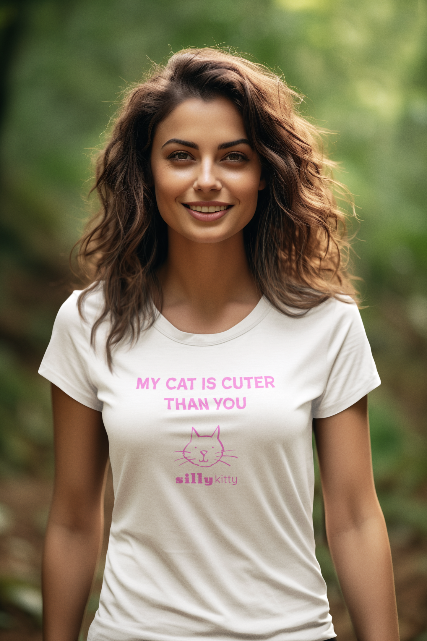 Unisex Heavy Cotton Tee - My Cat's Cuter