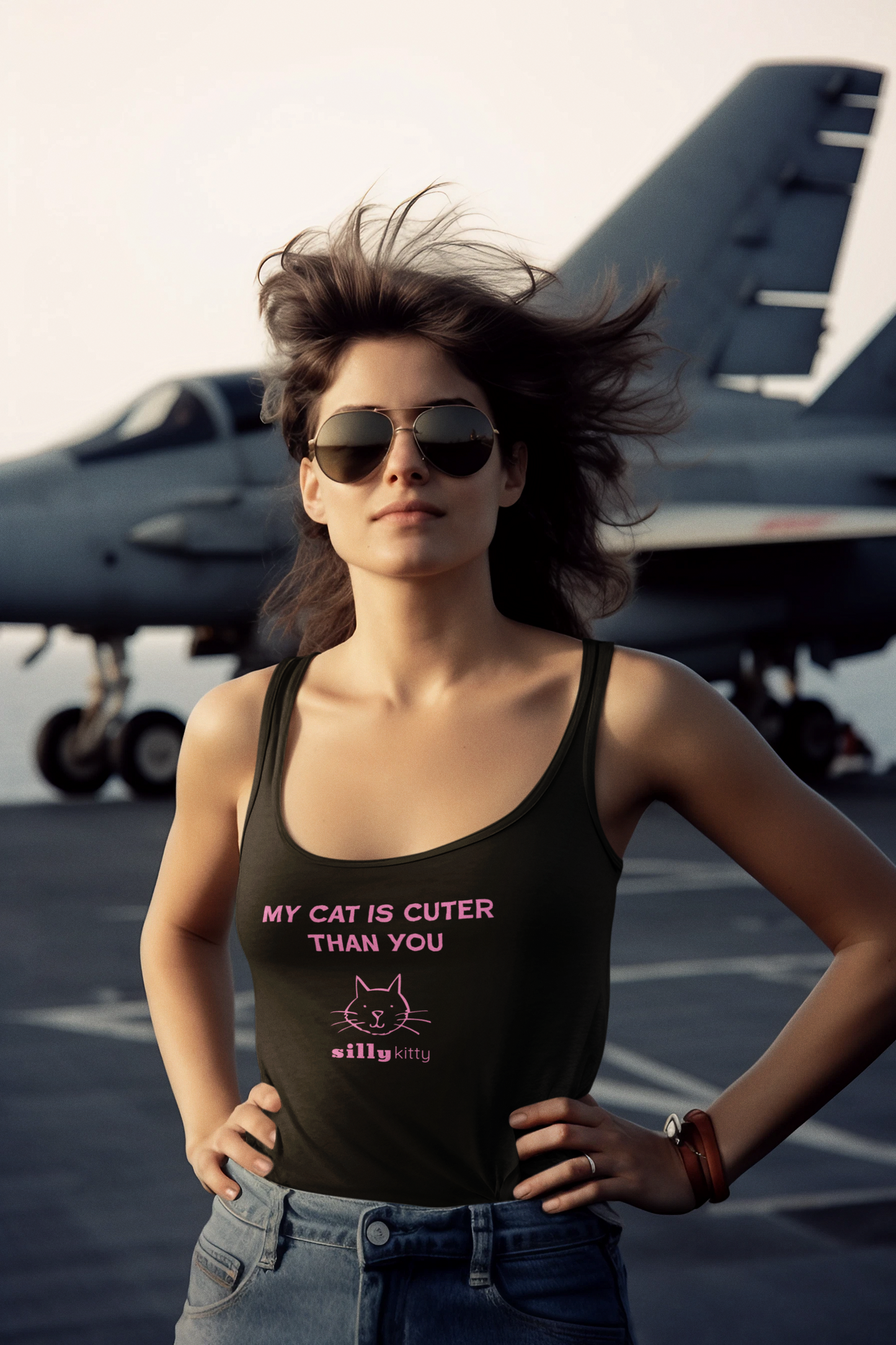 Women's Tank - My Cat is Cuter